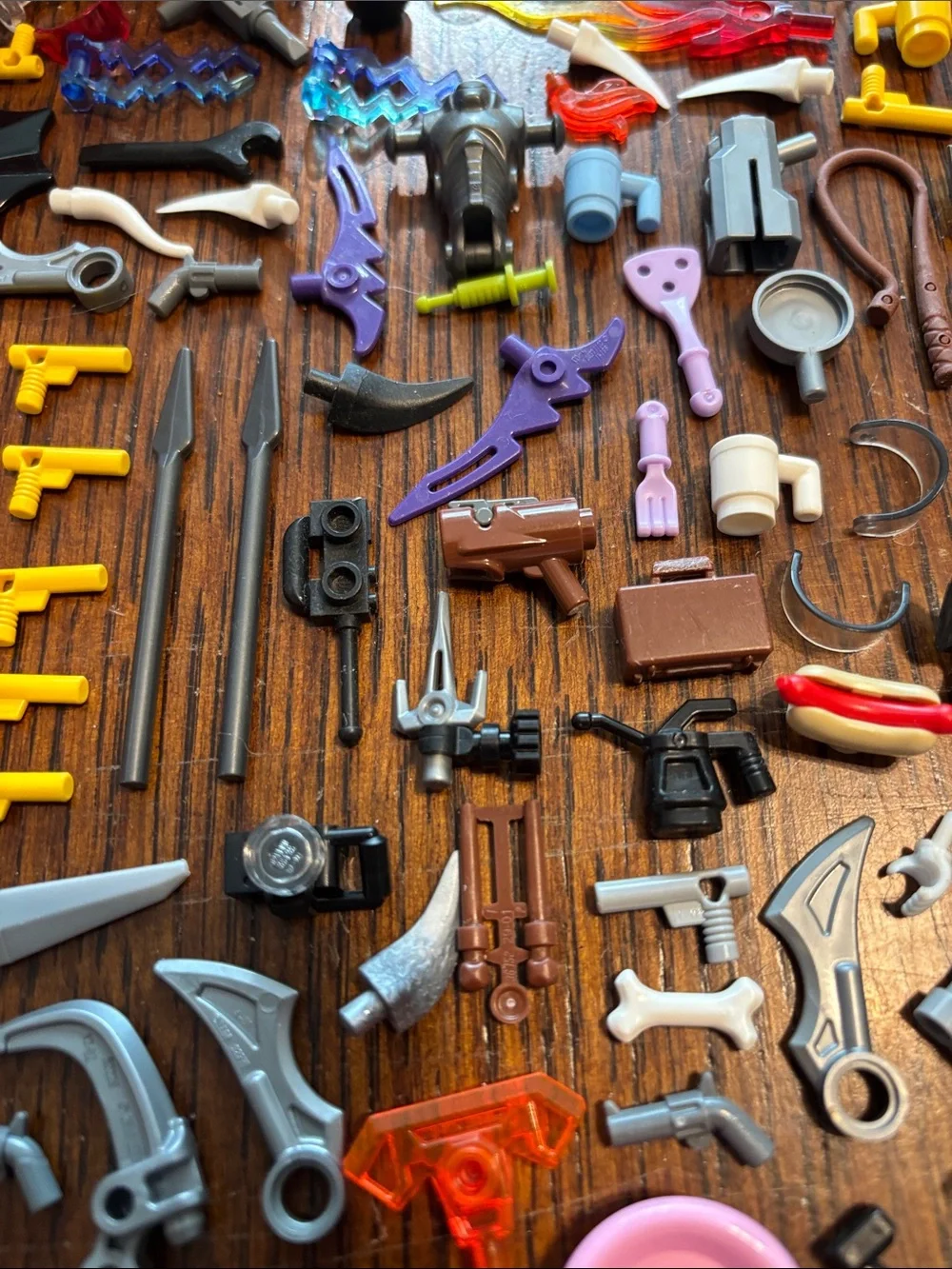 Lego weapon mini figure accessories